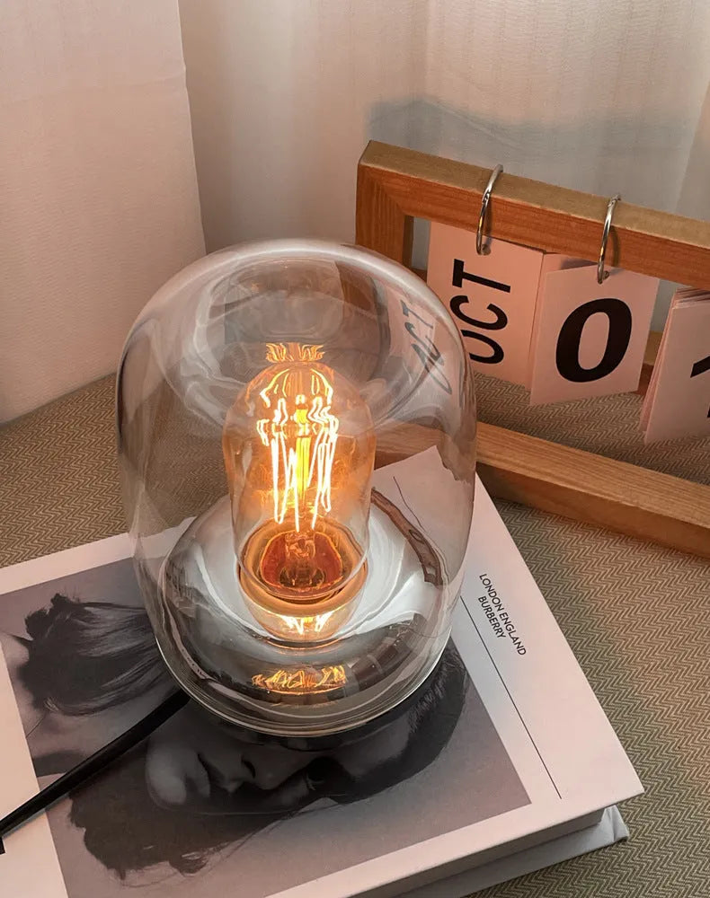 Geometric electric aromatherapy essential oil lamp with modern design for bedside lighting