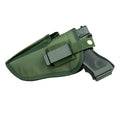 Green nylon universal tactical holster for airsoft and paintball, 10.5cm x 19cm