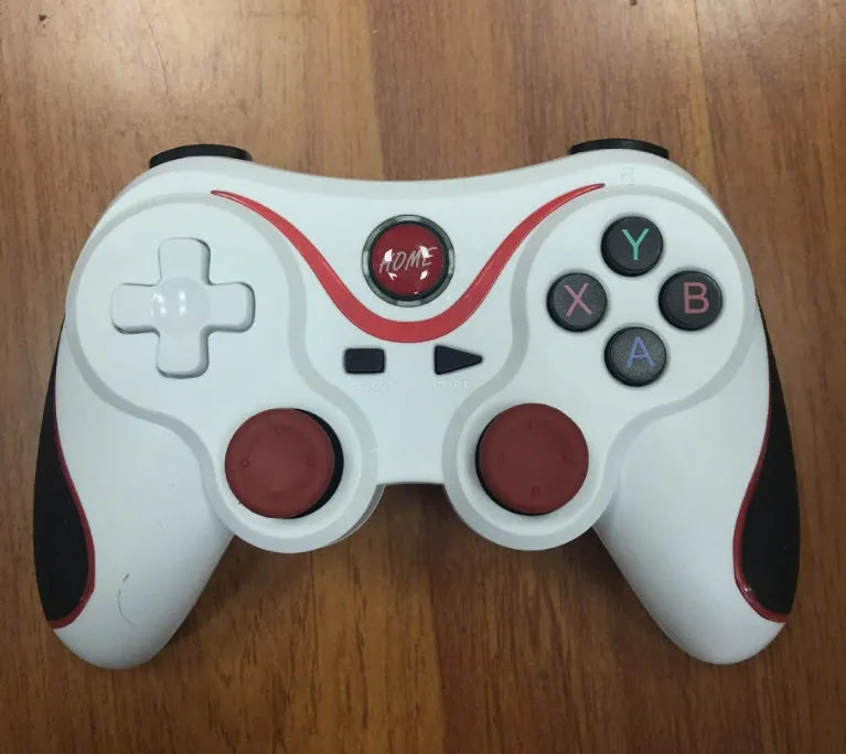 Black and white X3 model Bluetooth wireless game controller for Android mobile phones.