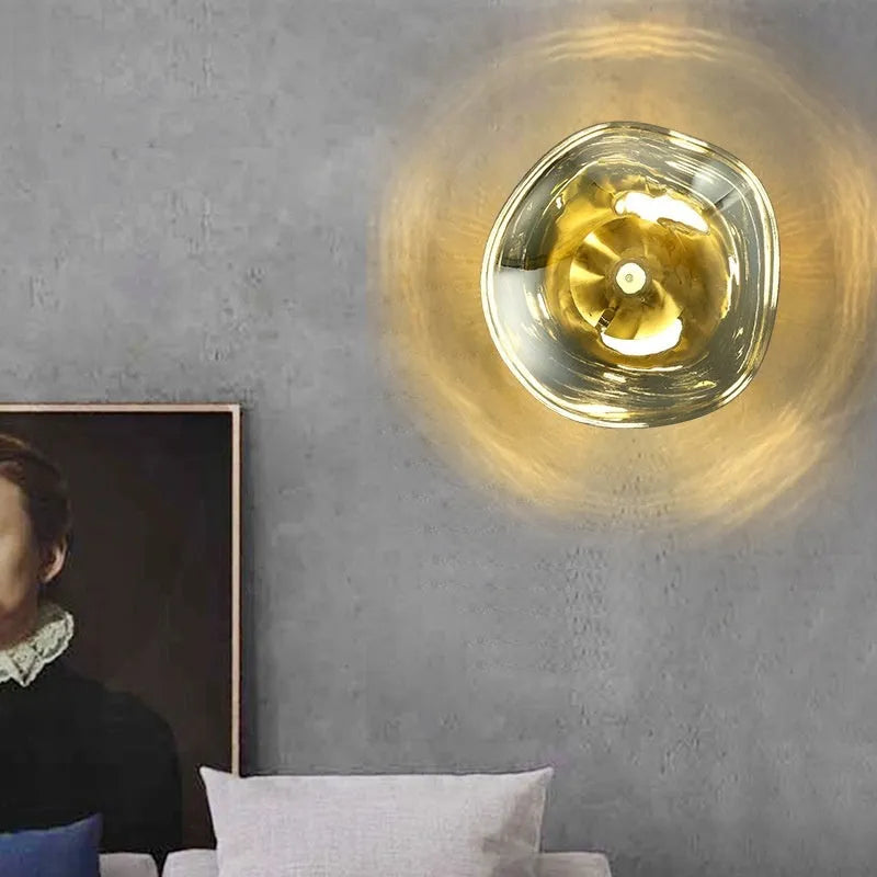 Modern creative lava wall lamp in 30cm x 18cm with acrylic lampshade, Nordic style and 220V voltage.