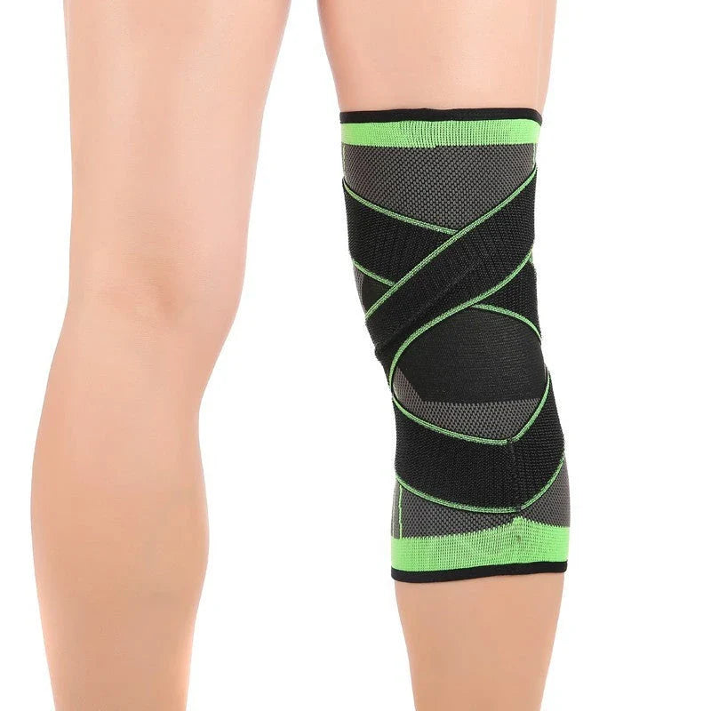 Premium sports knee pads with adjustable straps, breathable fabric, and sturdy construction for injury prevention and high-performance athletics