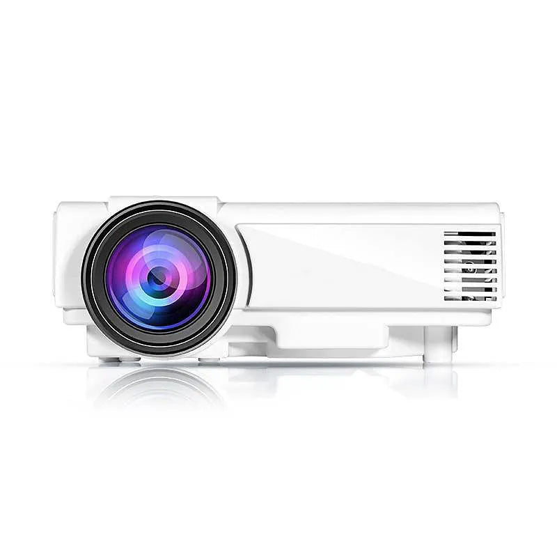 White T5 horizontal projector with 1920x1080 resolution and 200 cm projection screen size