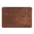 Brown crazy horse leather laptop bag for 13.3-inch MacBook Pro and MacBook Air, horizontal or vertical style