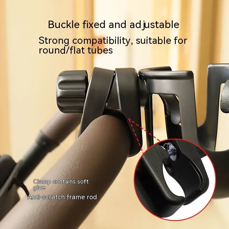 Universal ABS plastic car cup holder in black, green or pink colour options