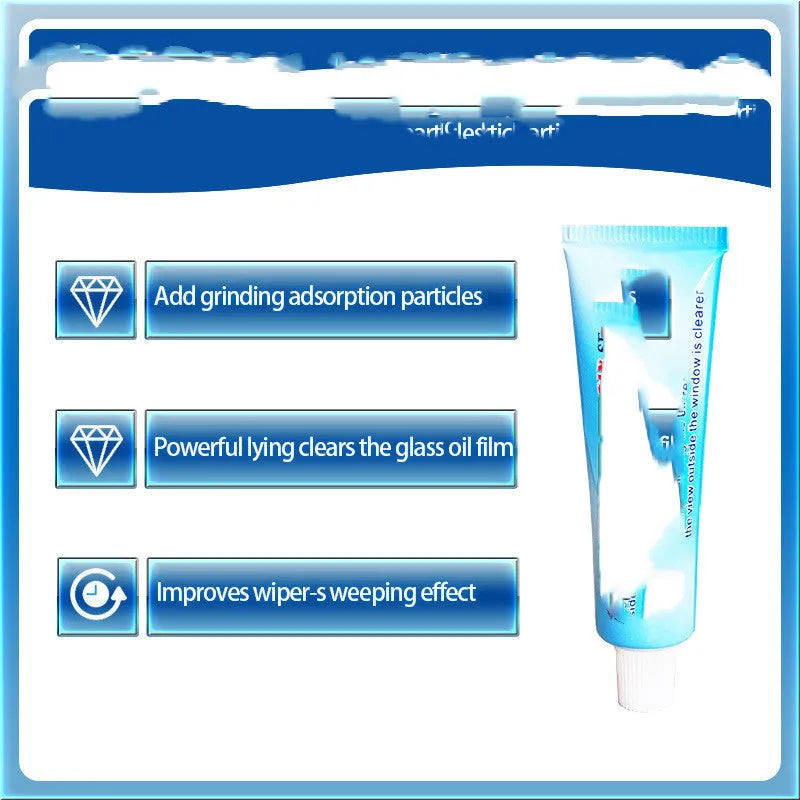 15ml automotive glass water anti-fog cleaning product in white English version packaging