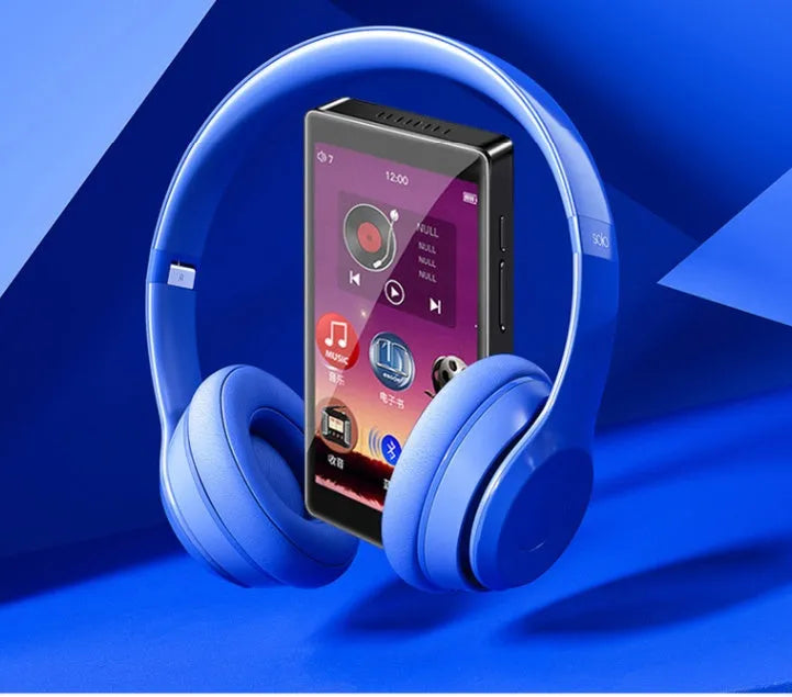 Black Ruizu H1 4-inch touch screen MP3 MP4 player with 8GB storage and Bluetooth.