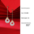 S925 sterling silver magnolia Hetian Jade jewellery set with necklace, bracelet, and ear studs.