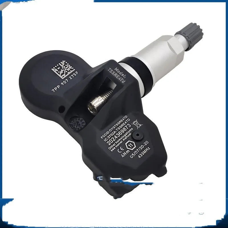 Black Audi TPMS sensor replacement for tyre pressure monitoring system