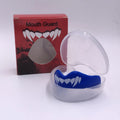 Adult boxing mouthguard with tooth socket design in three colour variations