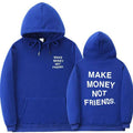 Letter printed fleece hoodie for men and women, long sleeve cotton, multiple colour options, Asian sizes S to XXL