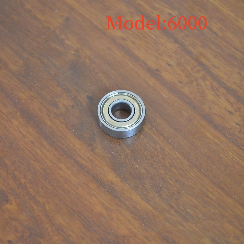 6000ZZ model carbon steel deep groove ball bearing with dimensions 10mm by 26mm by 8mm.