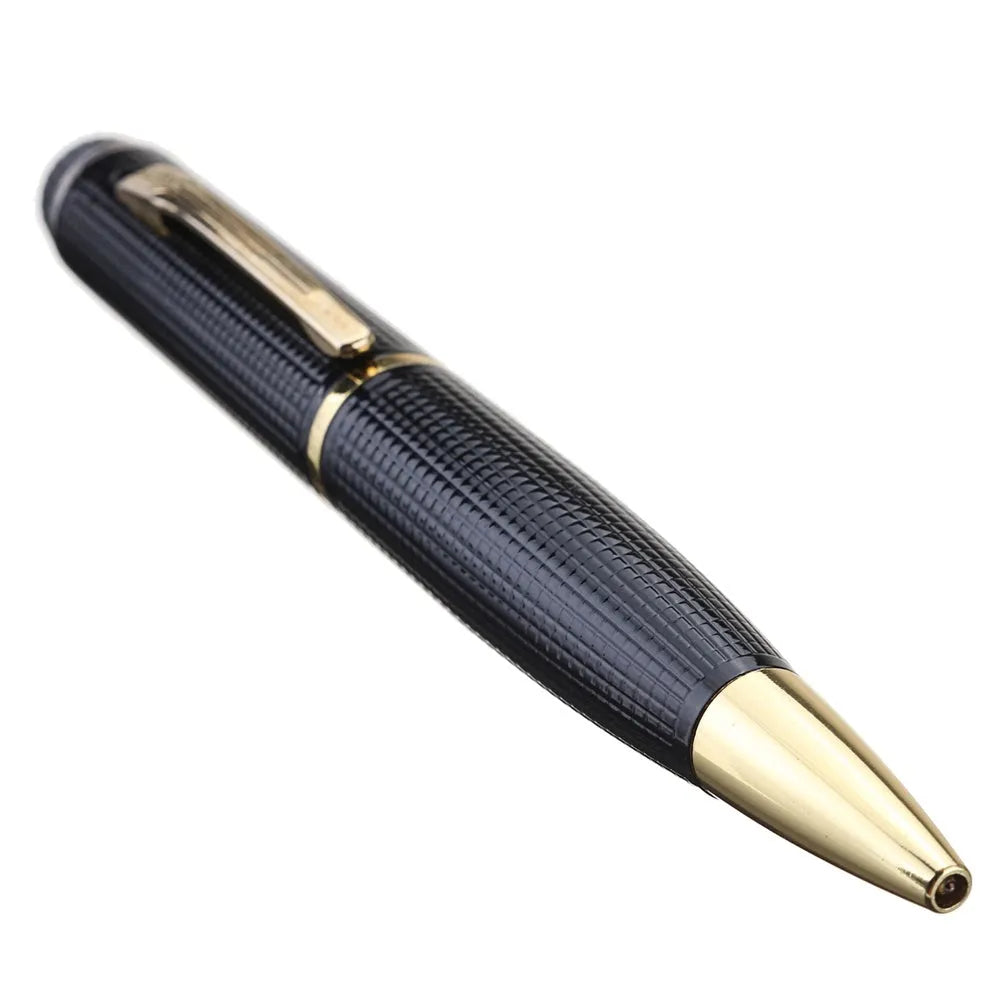USB conference recorder pen in gold or grey, 53g, pen-style digital voice recorder without memory card