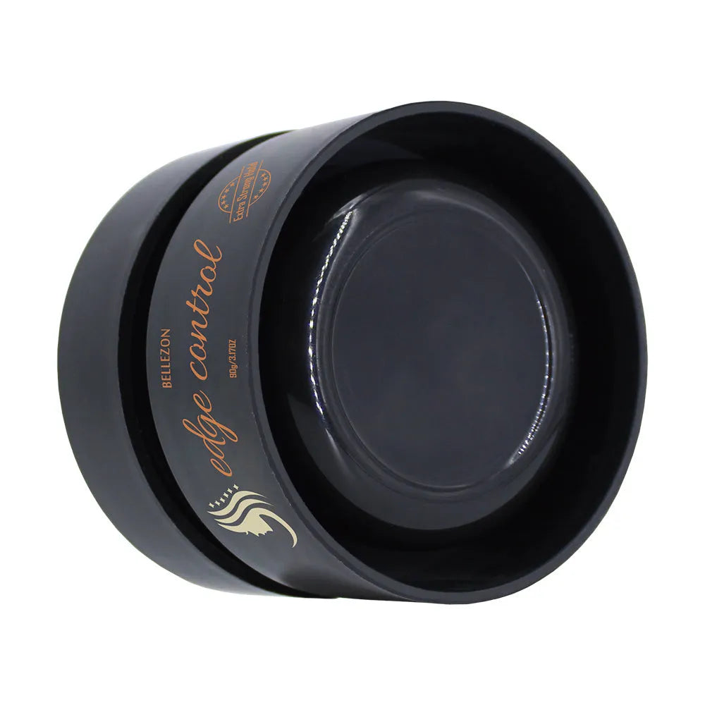 90g peach flavour hair wax for edge control and sideburn styling, non-greasy, 18-hour hold