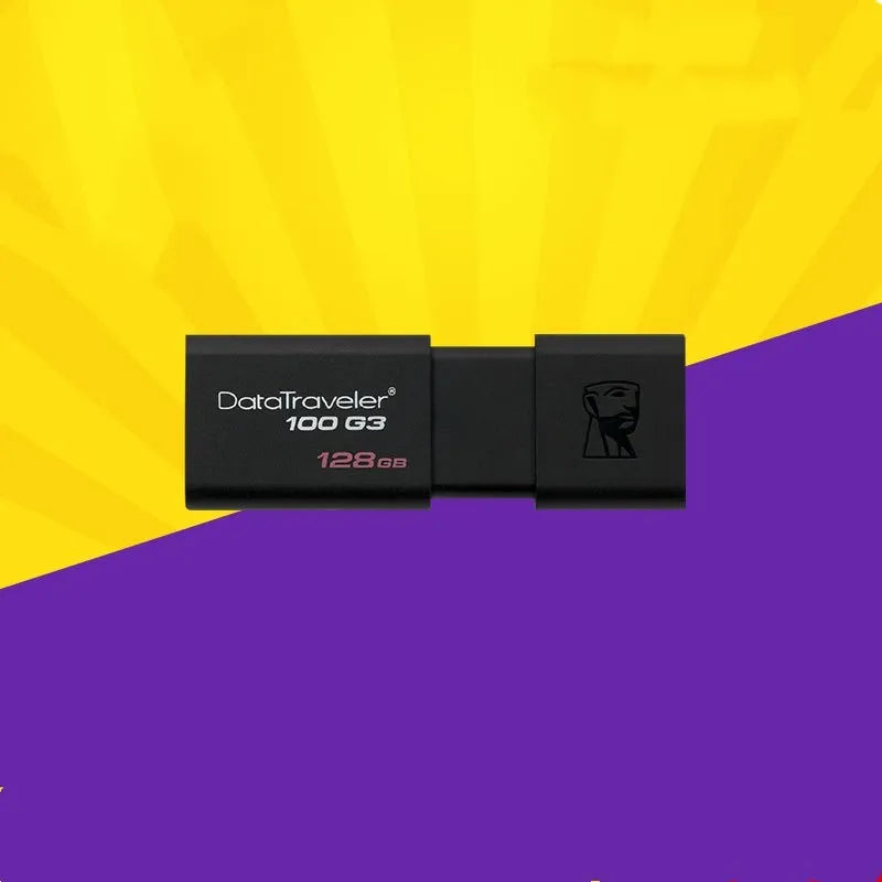 Black USB flash drive with sliding cover for dual-use between phone and computer