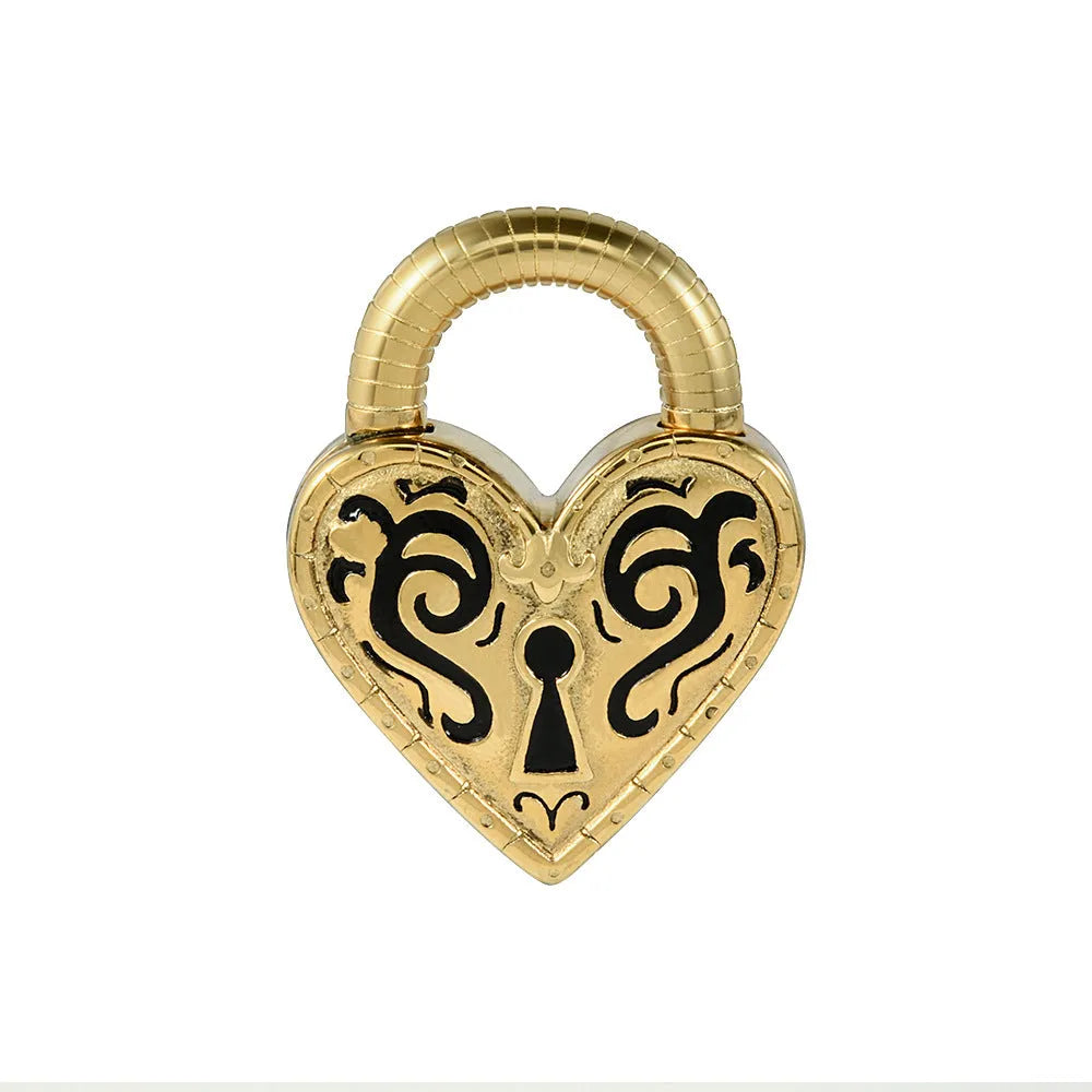 Heart-shaped stainless steel earrings with gold or steel colour electroplated finish