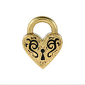 Heart-shaped stainless steel earrings with gold or steel colour electroplated finish