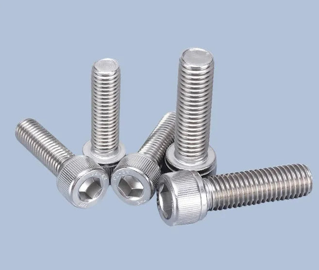Stainless steel turntable cartridge mounting kit with allen bolts, nuts, washers and Allen keys