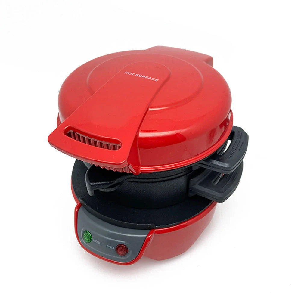 Versatile breakfast sandwich maker with various cooking functions and color options