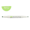 Double-headed colour marker pen with non-erasable ink and 35 refill colour options including blue, red, gold and fluorescent sets