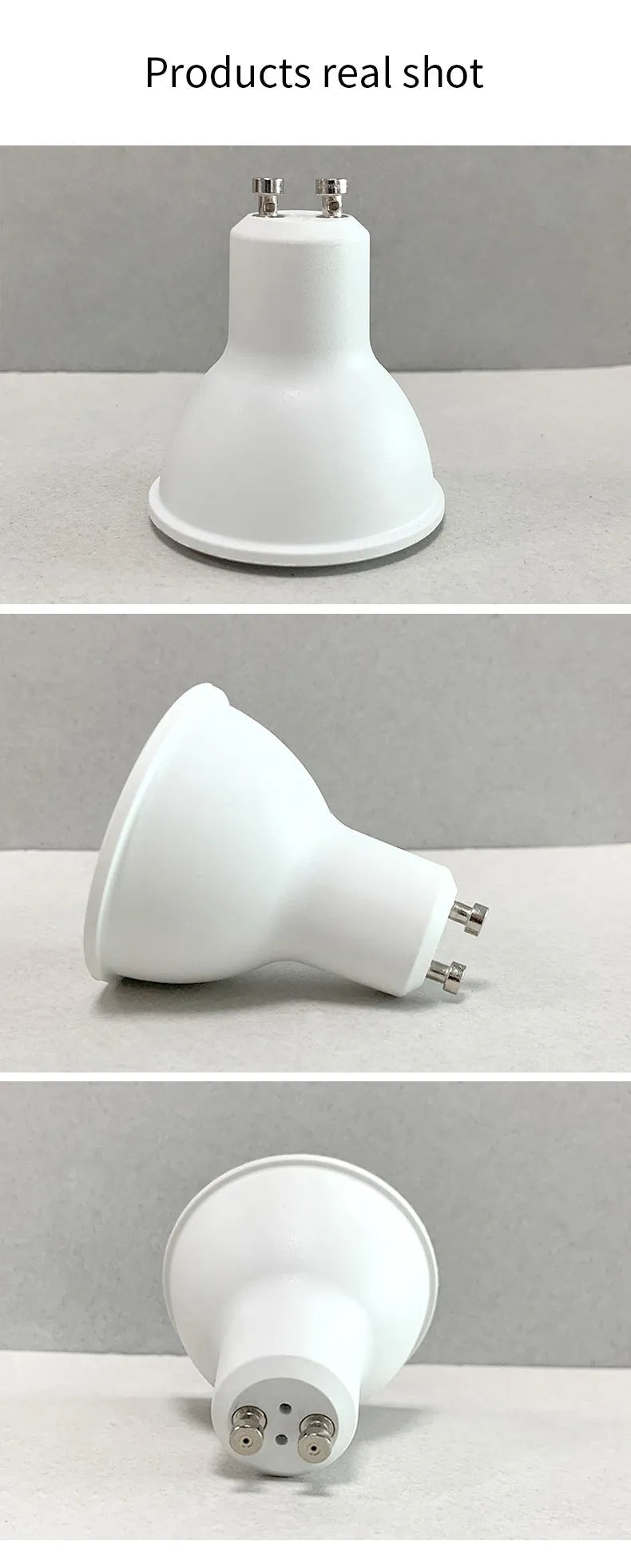 Smart GU10 RGBCCT LED spotlight with wifi control and adjustable colour temperature