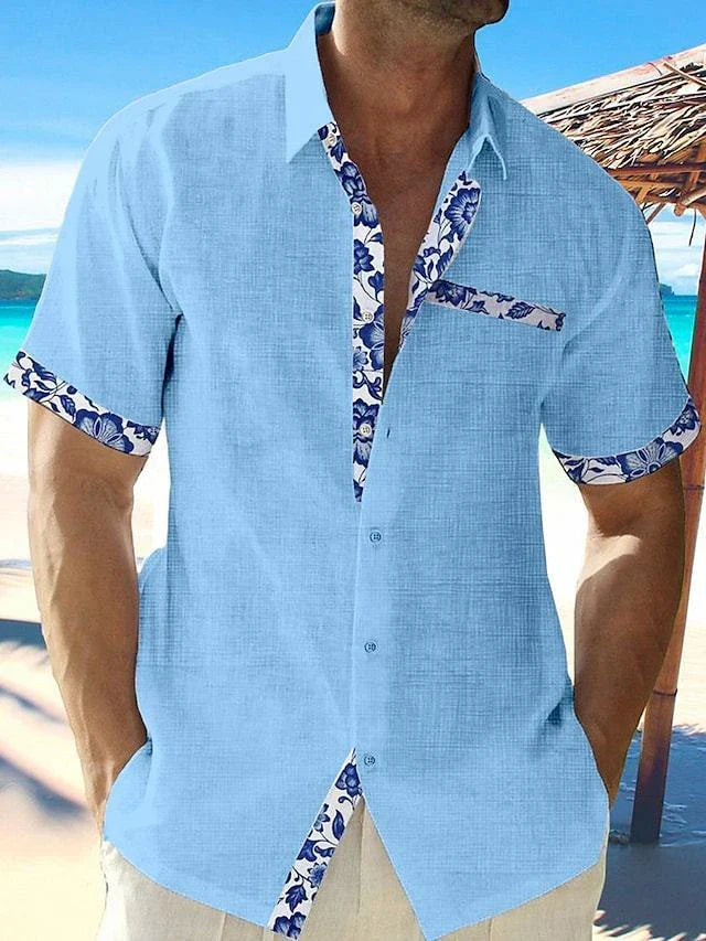 Stylish and comfortable men's casual vacation shirts in a variety of vibrant colors