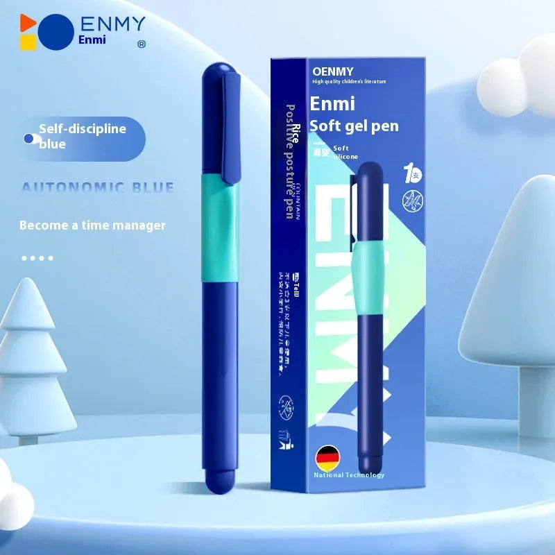 Student posture correction pen in blue, green, purple, and orange colour options.