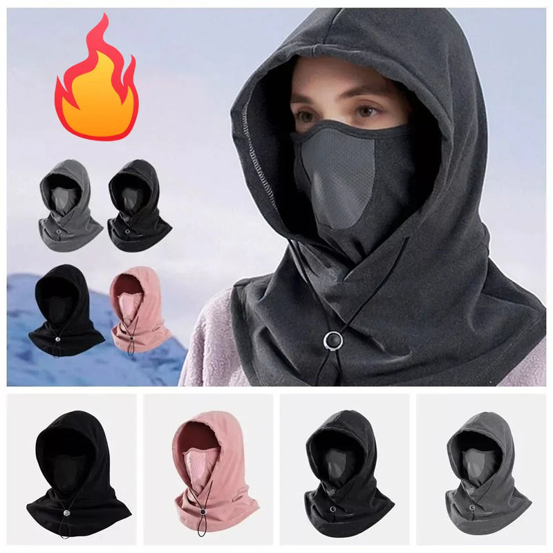 Versatile Winter Sports Mask and Hood - Windproof, Warm, and Breathable