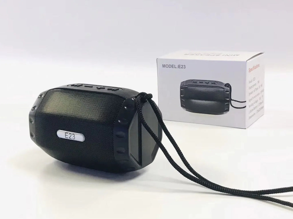 Small rectangular Bluetooth speaker with USB port in choice of four colours