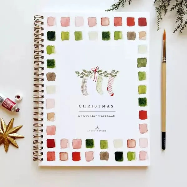Portable household natural pigment paint box with twelve colour palette in fashionable style