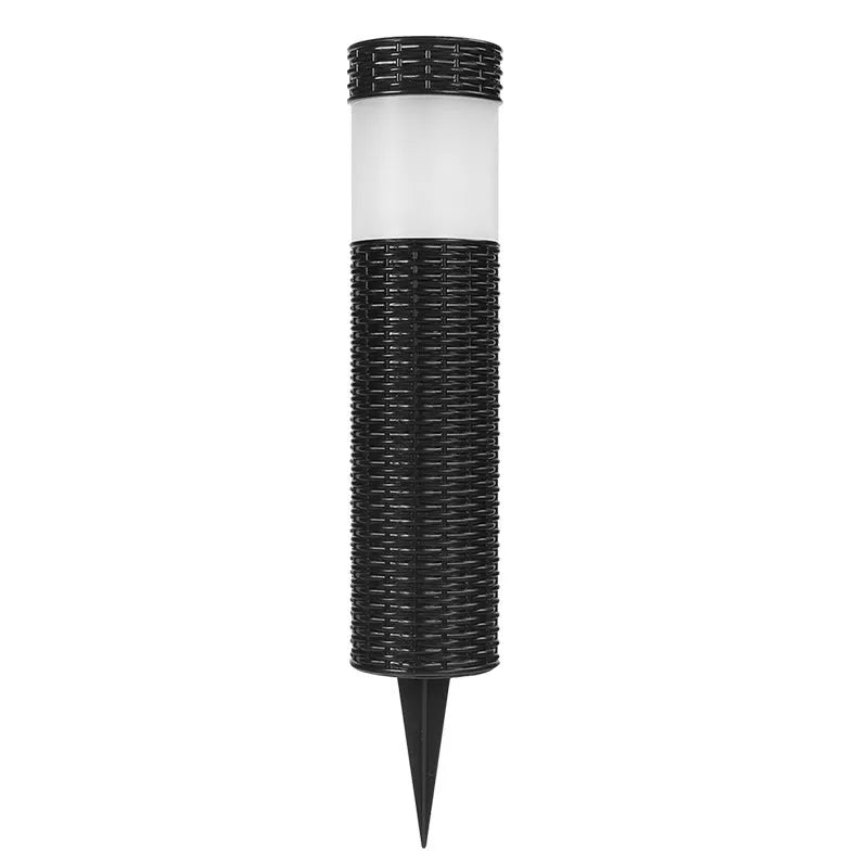 Outdoor garden decorative light with abstract design and rainproof construction