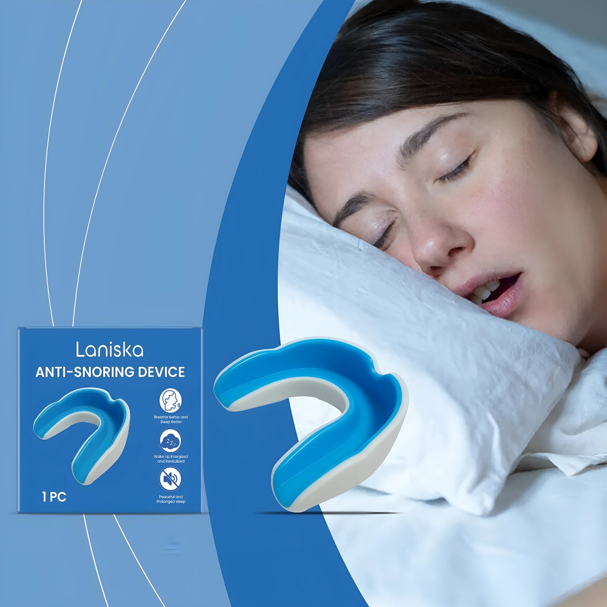 Anti-snoring gentle care device for night sleep, standard specification snoring stopper