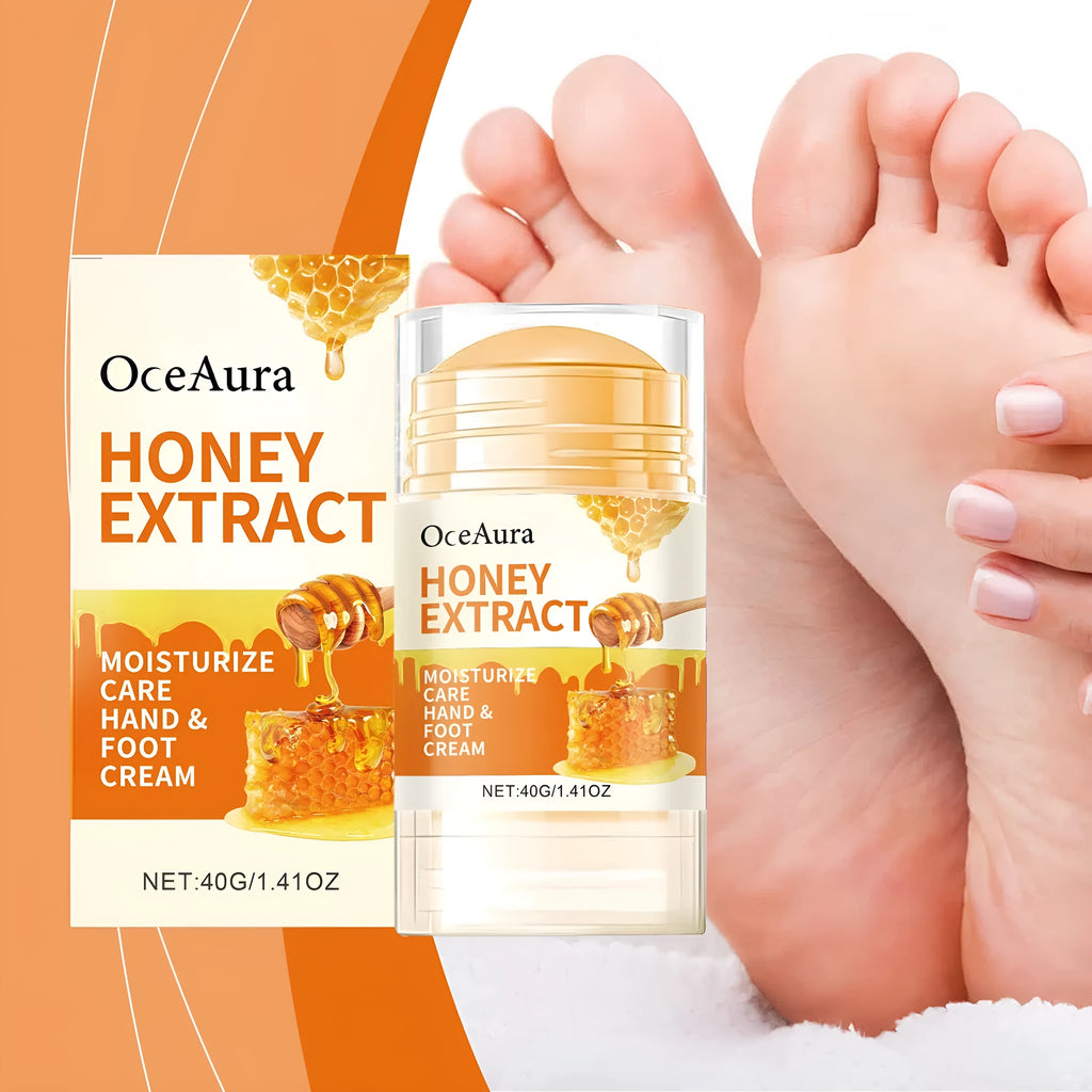 OCEAURA Honey Moisturising Care Stick 40g tube for dry heels, elbows and knees