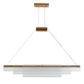 Glass pendant lamp with minimalist modern design for restaurant bar lighting