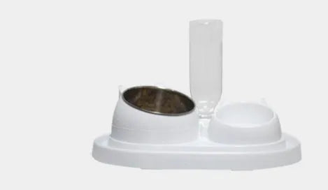 Elevated cat food bowl with 304 stainless steel inner, 200ml capacity, available in multiple colours