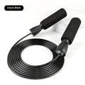 PVC bearing wire fitness skipping rope in peacock blue colour for exercise