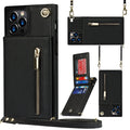 A solid-colour leather and TPU mobile phone case for an iPhone or Samsung Galaxy smartphone.