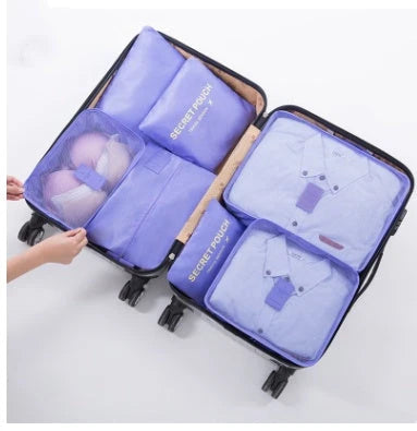 Premium waterproof travel packing cubes in various colors for organized packing and storage