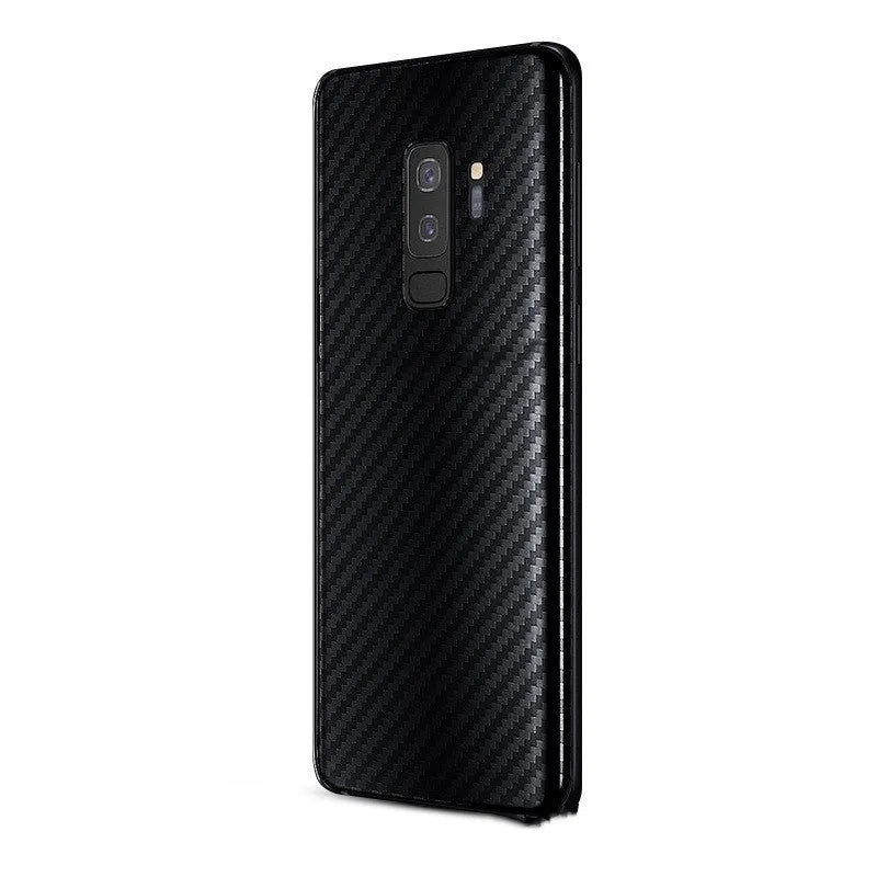 Anti scratch carbon fibre rear film for Samsung phone in matte PVC finish