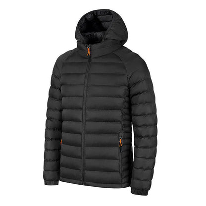 Stylish and warm hooded jacket in various colors for men's cold-weather fashion