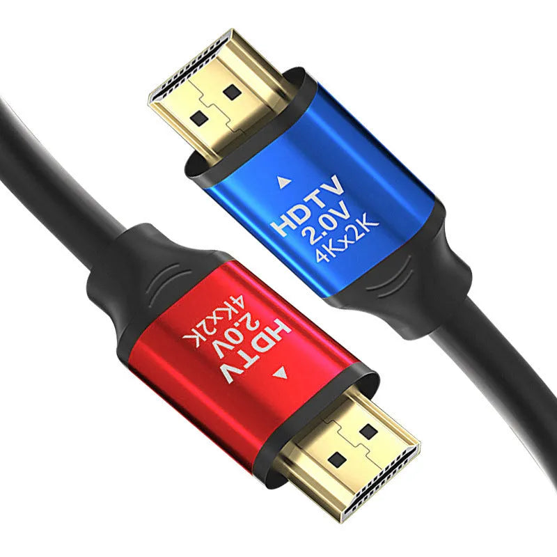 HDMI cable with gold-plated aluminium alloy connectors for computer monitor connection
