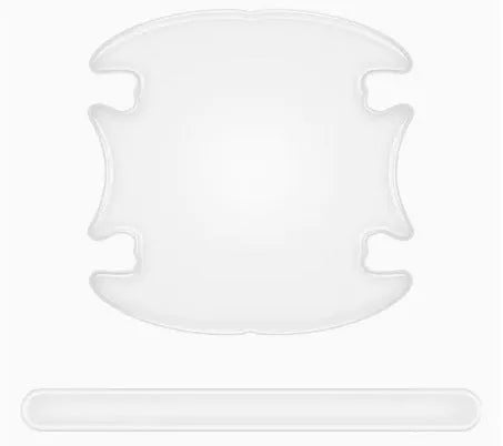 Transparent 3D car door handle bowl protection stickers set of 4 pieces