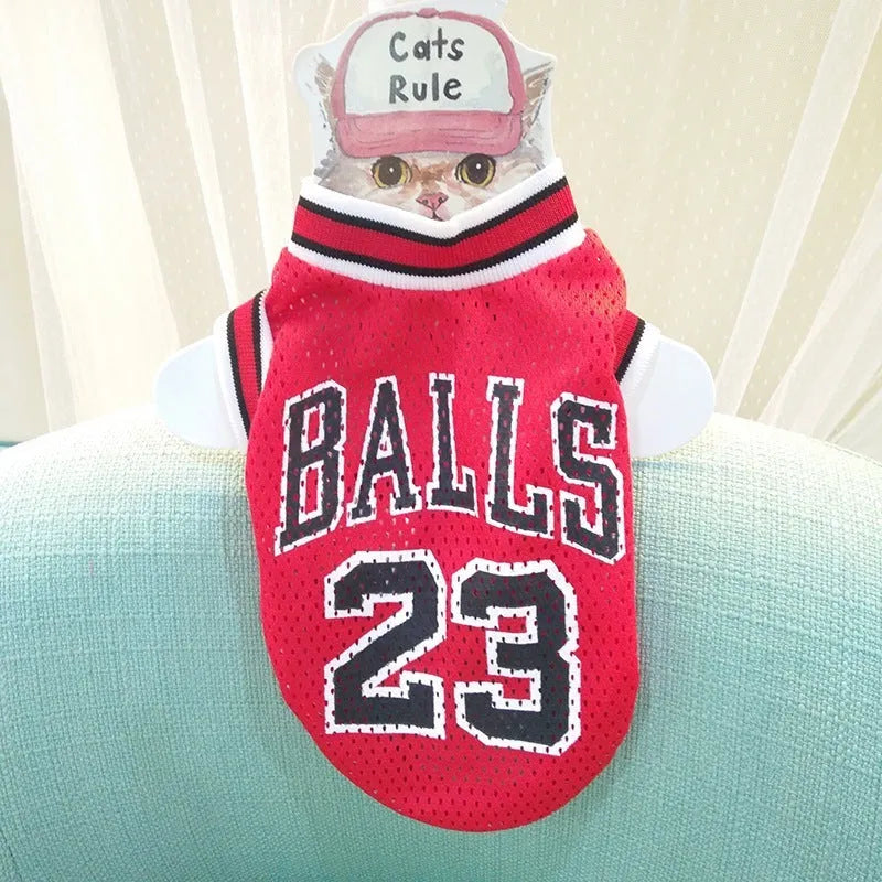 Polyester dog sweatshirt vest in black or red available in S M L XL XXL sizes