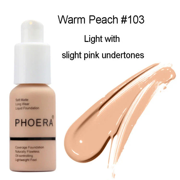 Natural Matte Concealer Foundation Cream with Skin-Nourishing Ingredients for Flawless, Radiant Complexion