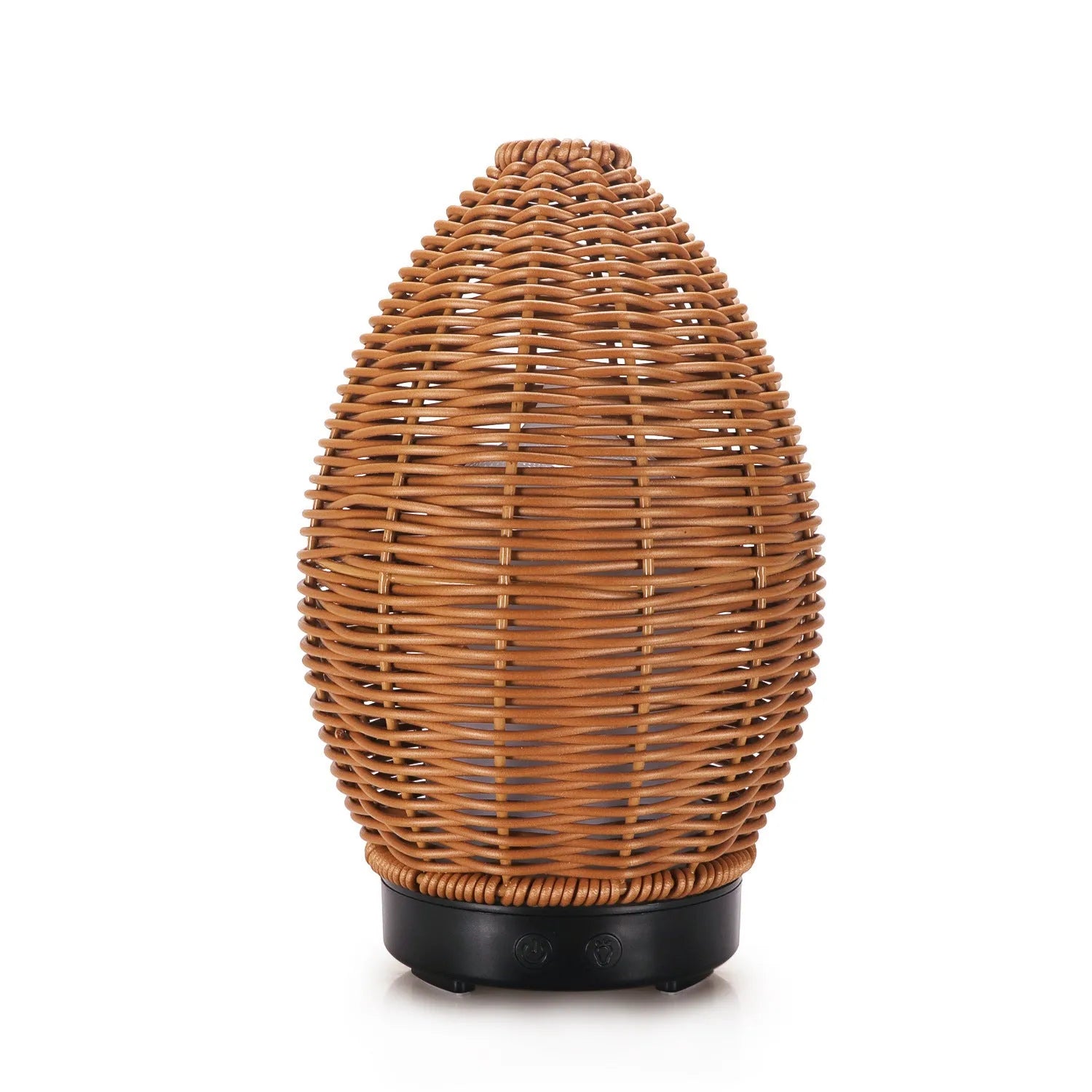 Light wood grain hollow rattan aroma diffuser with UK plug for essential oils