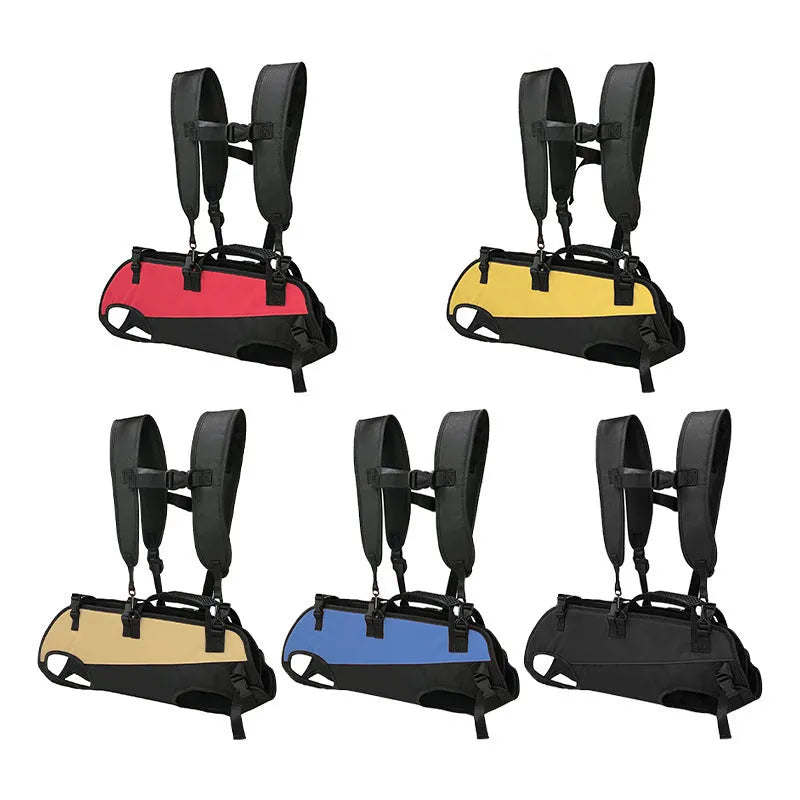 Soft Oxford cloth pet backpack stretcher with 50L capacity in multiple colour options