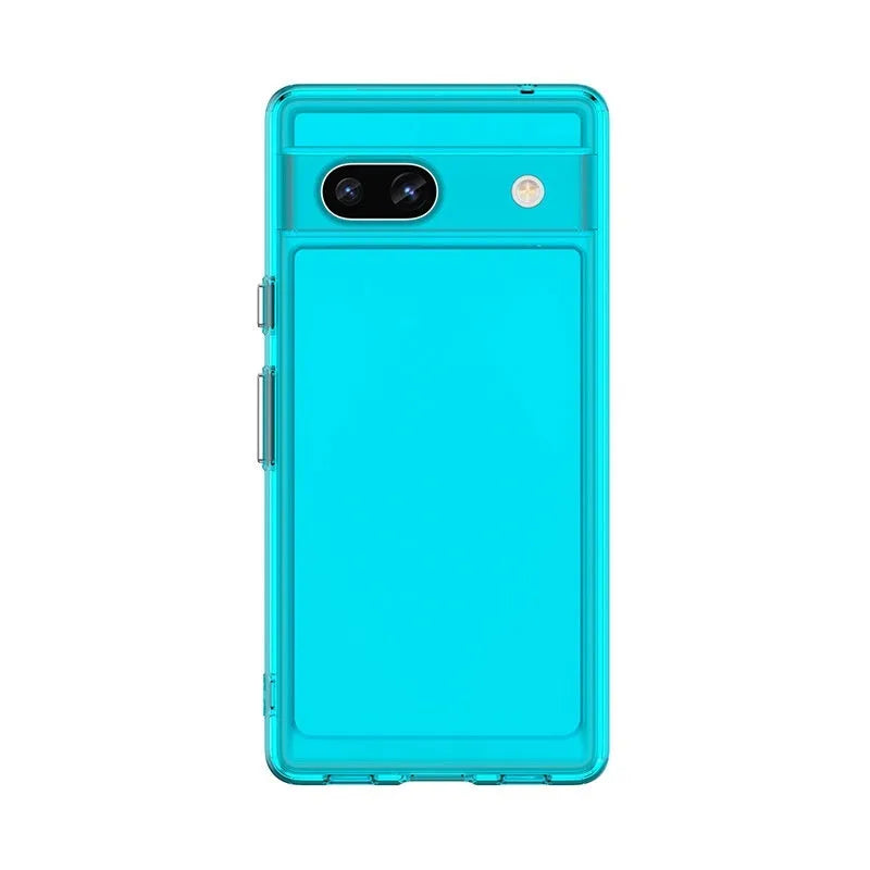 Transparent acrylic TPU phone case for Google Pixel 7, 7 Pro and 7A with magnetic suction and anti-fingerprint surface