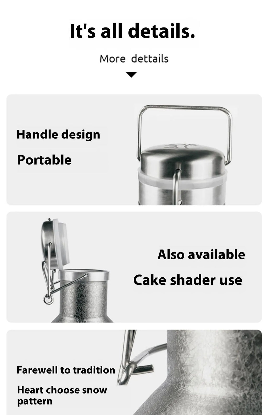 Large capacity stainless steel thermal pot with optional double-layer insulation for outdoor hydration