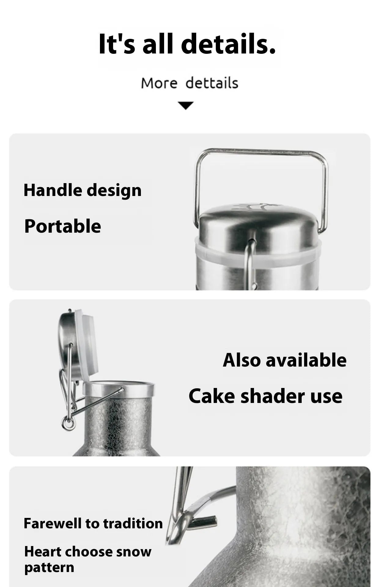 Large capacity stainless steel thermal pot with optional double-layer insulation for outdoor hydration