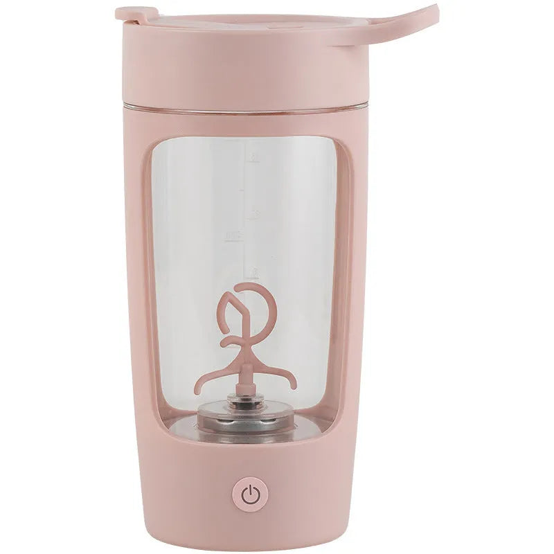 Portable rechargeable juice blender with 650ml capacity cup in black, blue, pink, or white colours