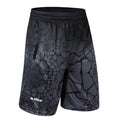 Men's loose hip-hop basketball shorts in black, green, and red, sizes M to 4XL, five-point design, polyester